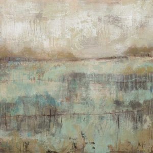 Pastels and Rust II Oil painting by Jennifer Goldberger