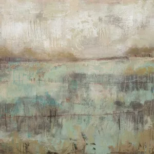 Pastels and Rust II by Jennifer Goldberger Oil Painting