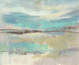 Planes of Blue II by Jennifer Goldberger Oil Painting