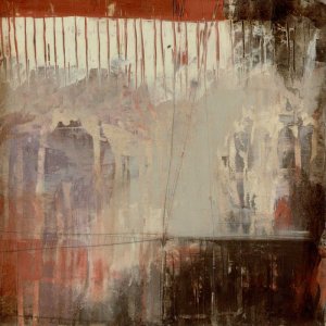 Plum Earth II by Jennifer Goldberger Oil Painting