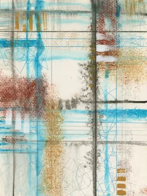 Primary Lineage III Oil Painting by Jennifer Goldberger - Contemporary