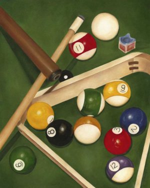 Rackem Up I by Jennifer Goldberger Oil Painting