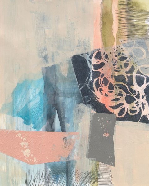 Reductive I by Jennifer Goldberger - Hand-Painted Oil Painting Reproduction
