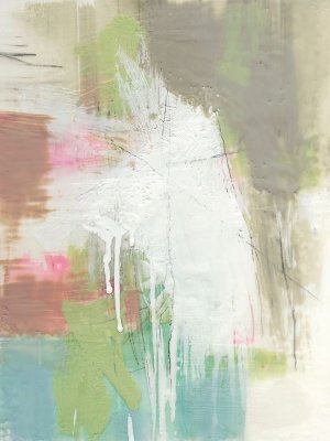 Retro Splash I by Jennifer Goldberger Oil Painting