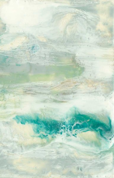 Serene Seafoam I by Jennifer Goldberger - Hand-Painted Oil Painting Reproduction