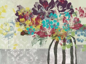 Spray of Flowers II by Jennifer Goldberger Oil Painting