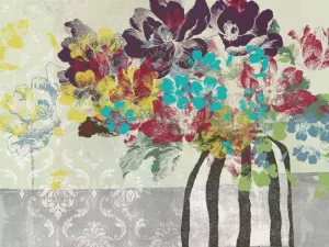 Spray of Flowers II by Jennifer Goldberger Oil Painting