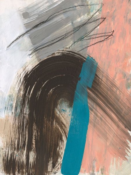 Swiped II by Jennifer Goldberger - Hand-Painted Oil Painting Reproduction