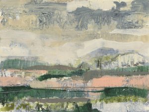 Textured Horizon I Oil painting by Jennifer Goldberger