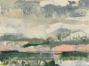 Textured Horizon I by Jennifer Goldberger Oil Painting