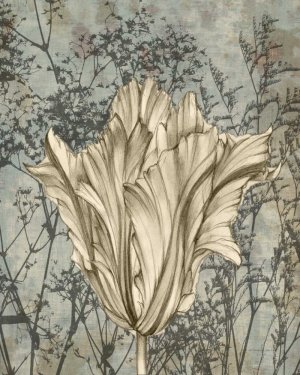Tulip & Wildflowers V by Jennifer Goldberger Oil Painting