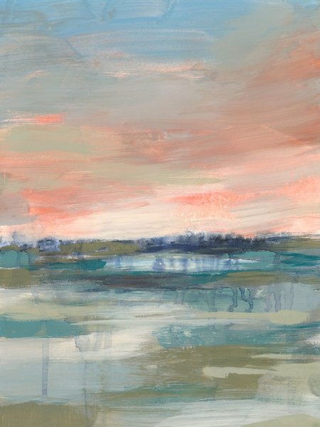 Vast Marsh I by Jennifer Goldberger - Hand-Painted Oil Painting Reproduction