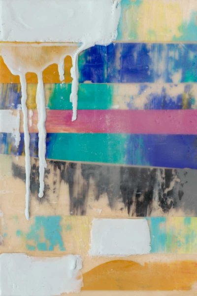 Vibrant Layers I by Jennifer Goldberger - Hand-Painted Oil Painting Reproduction