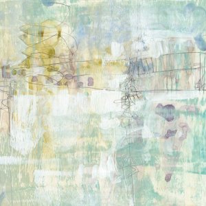 Washed Pastel II by Jennifer Goldberger Oil Painting