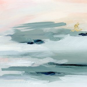 Abstracted Sea Foam IV by Jennifer Paxton Parker Oil Painting