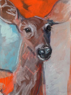 Doe Eyes I by Jennifer Paxton Parker Oil Painting