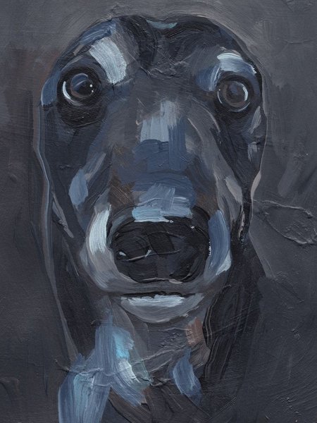 Main Product Photo of Good Boy II Painting by Jennifer Paxton Parker