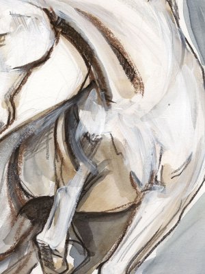 Horse Abstraction II by Jennifer Paxton Parker Oil Painting