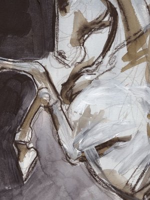 Horse Abstraction IV by Jennifer Paxton Parker Oil Painting