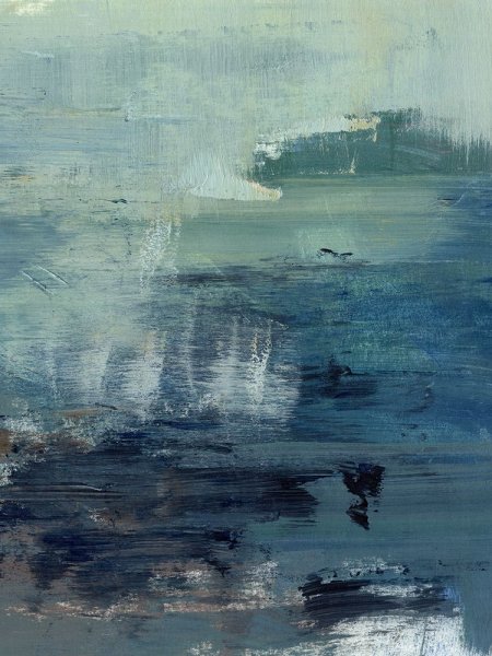 Main Product Photo of Morning Lake Mist II Painting by Jennifer Paxton Parker