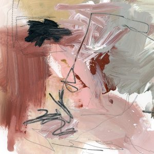 Pale Scribble II by Jennifer Paxton Parker Oil Painting