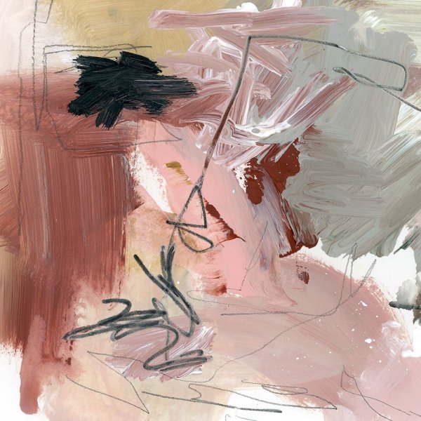 Main Product Photo of Pale Scribble II Painting by Jennifer Paxton Parker