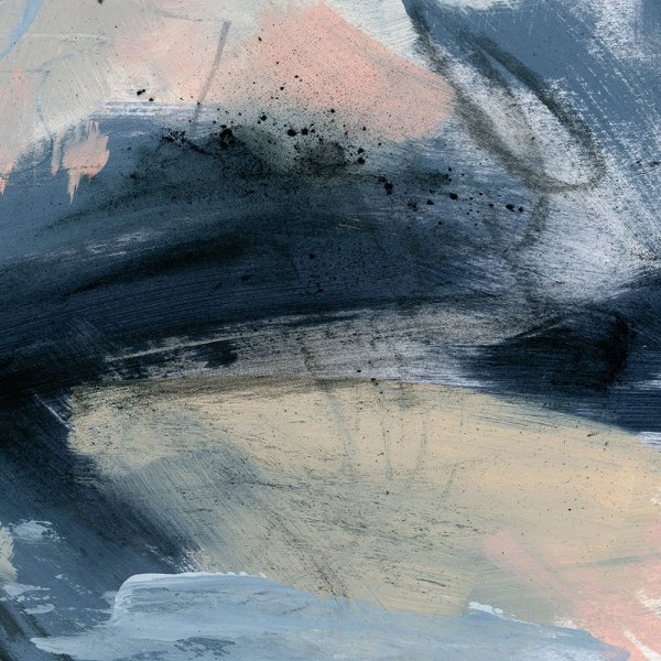 Main Product Photo of Pink Mist Abstract III Painting by Jennifer Paxton Parker