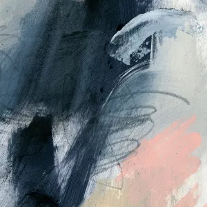 Pink Mist Abstract V Oil Painting by Jennifer Paxton Parker - Contemporary