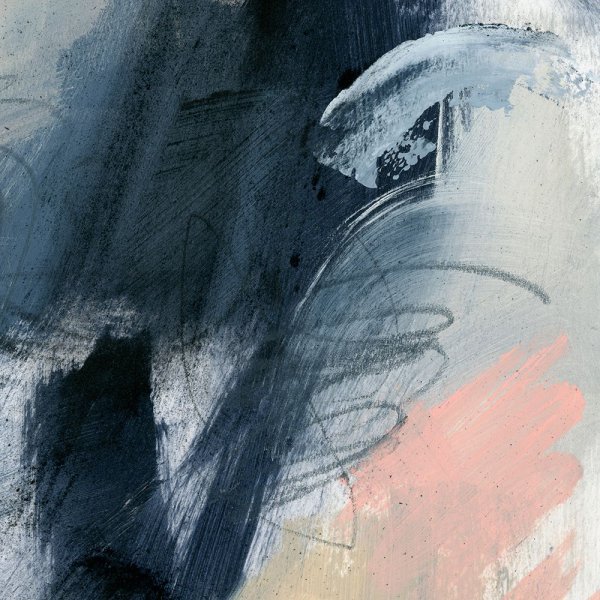 Main Product Photo of Pink Mist Abstract V Painting by Jennifer Paxton Parker