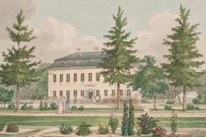 Charlottenlund Slot by Jens Holm Oil Painting