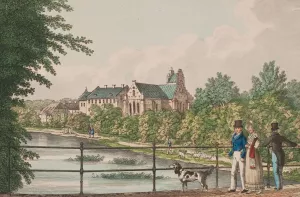 Herlufsholm by Jens Holm Oil Painting