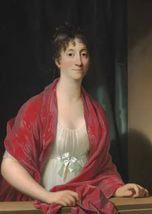 Portraet af Dorothea Elisabeth Hyllested Oil painting by Jens Juel