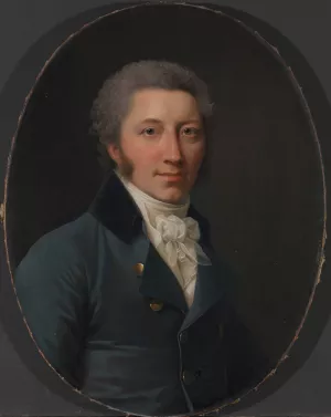 Portrait of a man by Jens Juel Portrait of a man by Jens Juel Oil Painting