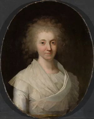 Portrett av Maren Juel Oil painting by Jens Juel