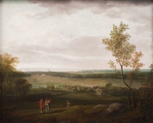 View of the Country near Jaegerspris Oil painting by Jens Juel