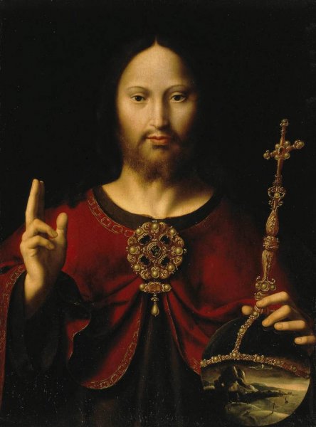 Christ the Saviour by Jeronimo De Bobadilla - Hand-Painted Oil Painting Reproduction