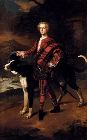 Portrait Of A gentleman, Possibly A Member Of The Campbell Family Of Breadalbane Oil painting by Jeremiah Davidson