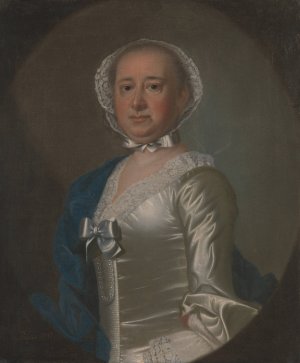 Mrs. Gabriel Manigault by Jeremiah Theus Oil Painting