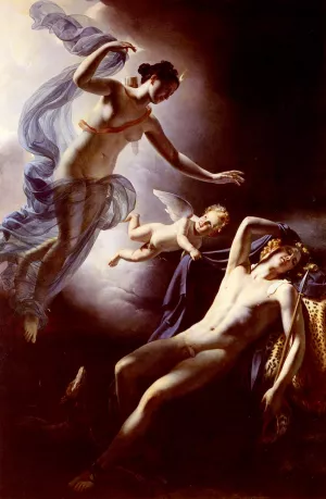 Diane Et Endymion Oil painting by Jerome Martin Langlois