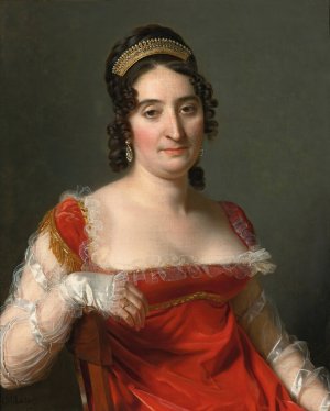 Portrait Of A Lady Oil painting by Jerome-Martin Langlois