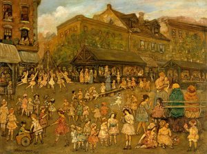 The Field of Joy by Jerome Myers Oil Painting