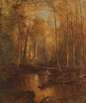 Autumn in the Catskills by Jervis MCentee Oil Painting