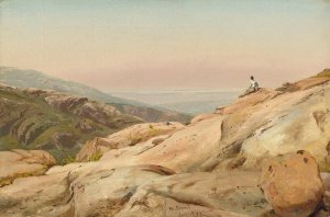 Mount Desert Island, Maine by Jervis MCentee Oil Painting