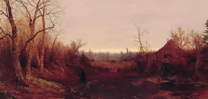 November Day, 1863 by Jervis MCentee - Oil Painting Reproduction