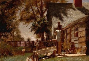 Old House On Long Island by Jervis MCentee Oil Painting