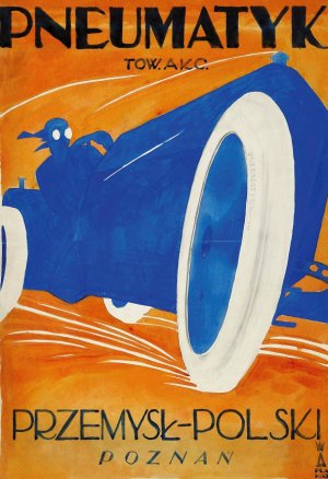 Pneumatyk Tow. Akc. Przemysl - Polski Poznan by Jerzy Gelbard Oil Painting
