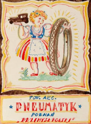 Tow. Akc. Pneumatyk. Poznan Przemysl Polski Oil painting by Jerzy Gelbard