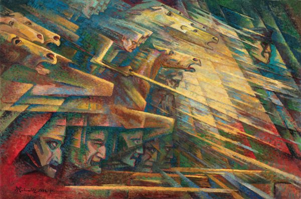 Main Product Photo of Charge  Painting by Jerzy Hulewicz