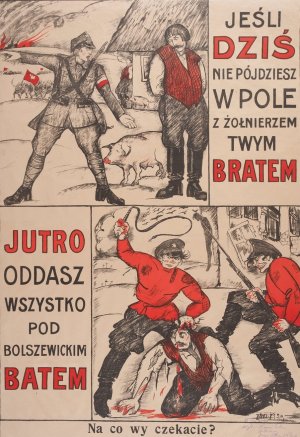 JeSli dziS nie pojdziesz w pole z zolnierzem swym bratem by Jerzy Winiarz Oil Painting