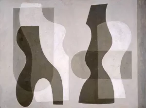 Superimposed Forms by Jessica Dismorr Oil Painting
